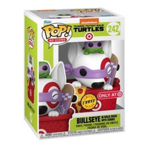 Bullseye In Ninja Mask With Donnie, Purple Mask, Chase, Target Exclusive, #242, (Condition 8/10)