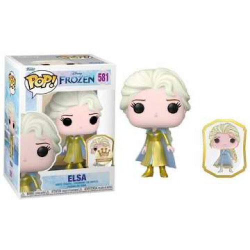 Elsa, With Pin, Funko Shop Exclusive, #581, (Condition 7/10)