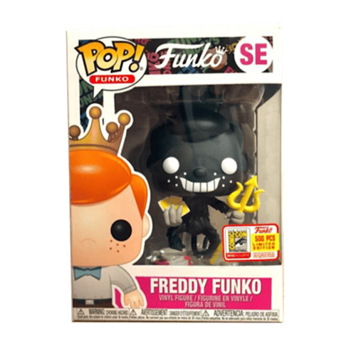 Freddy Funko,  Cuphead Devil, Black, 2018 SDCC, LE500, #SE, (Condition 8/10)