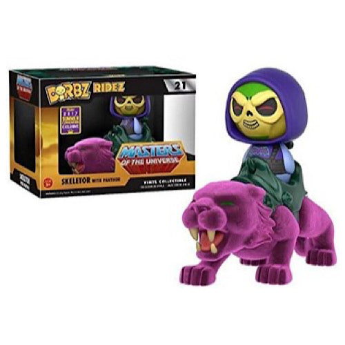 Skeletor with Panthor, Flocked, Dorbz, Ridez, 2017 Summer Convention, #21, (Condition 8/10)