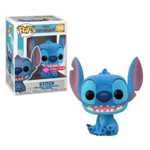 Stitch, Flocked, Target Exclusive, #1045, (Condition 8/10)