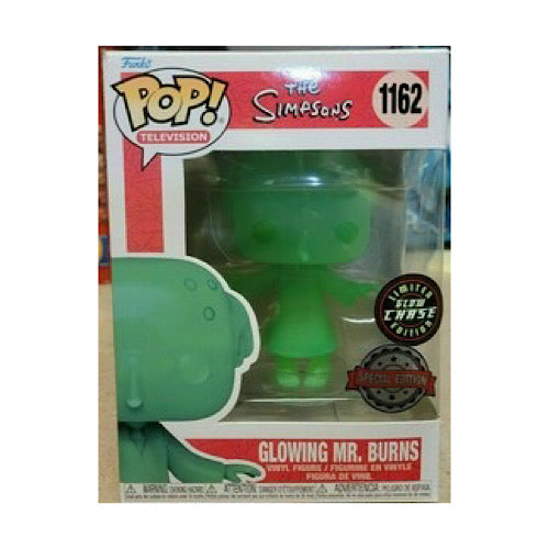 Glowing Mr. Burns (Translucent), Glow Chase, Special Edition, #1162, (Condition 8/10)