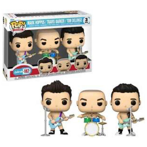 Mark Hoppus/ Travis Barker/ Tom Delonge, 3-Pack, (Condition 8/10)