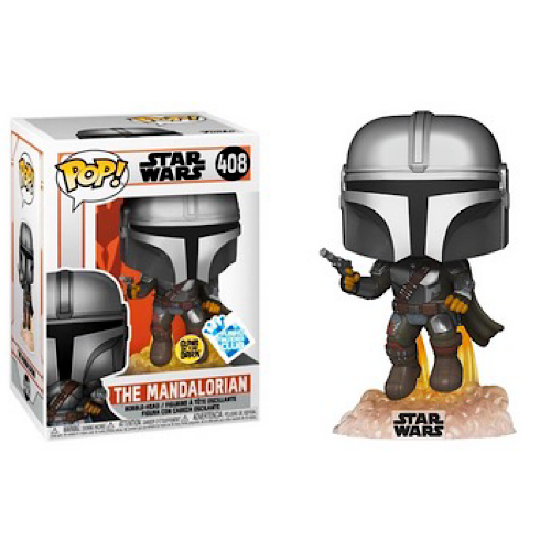 The Mandalorian, Glow, Funko Insider Club/GameStop Exclusive, #408, (Condition 8/10)