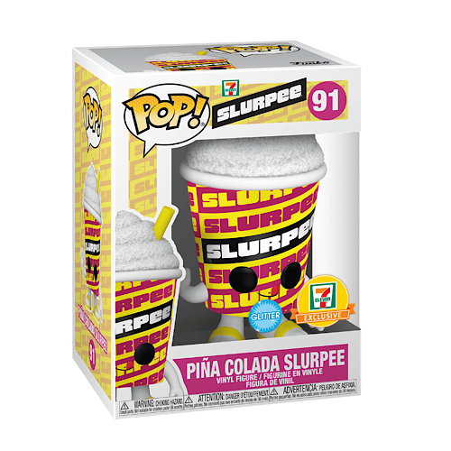 Pina Colada Slurpee, Glitter, 7-Eleven Exclusive, #91, (Condition 8/10)