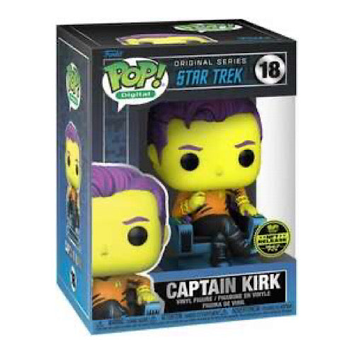 Captain Kirk, Blacklight, NFT Release, LE1967, #18, (Condition 8/10)
