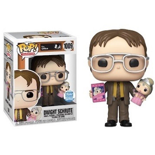 Dwight Schrute, Holding Doll, Funko Shop Exclusive, #1009, (Condition 8/10)