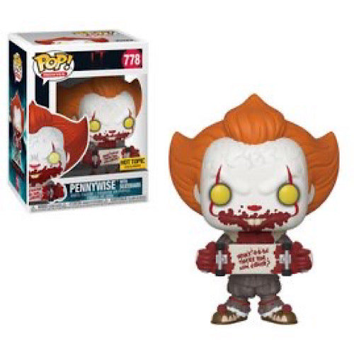 Pennywise with Skateboard, HT Exclusive, #778 (Condition 8/10)