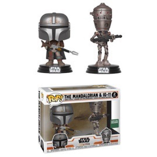 The Mandalorian & IG-11, 2-Pack, Barnes & Noble Exclusive, (Condition 8/10)