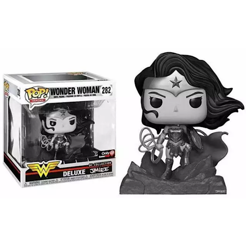 Wonder Woman (Jim Lee Deluxe) (Black & White) (oversized), GameStop Exclusive, #282, (Condition 8/10)