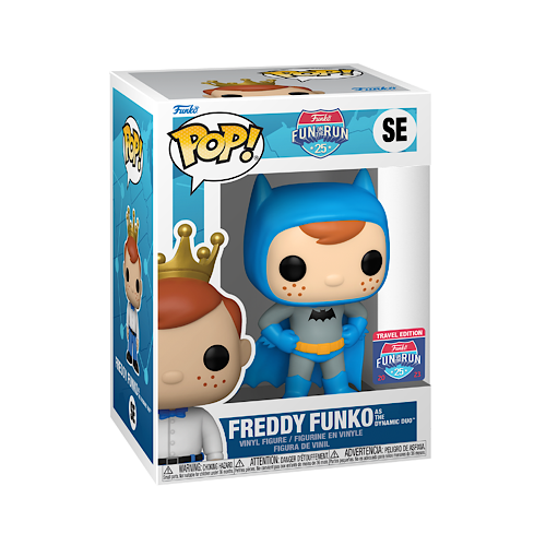 Fun on the run (Freddy newest FUNKO as the Dynamic Duo)