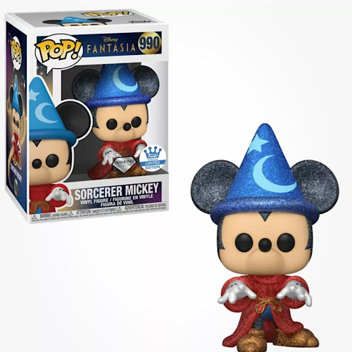 Sorcerer Mickey, Funko shop Exclusive, #990, (Condition 7/10)