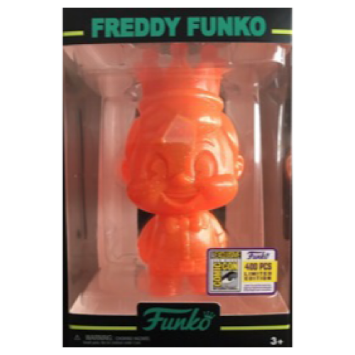 Freddy Funko, Neon Orange Glitter, SDCC 2017, LE400, (Condition 6.5/10)