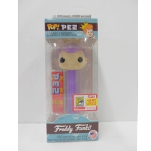 Funko PEZ: Freddy Funko, Purple, SDCC Exclusive, LE450, (Condition 8/10)