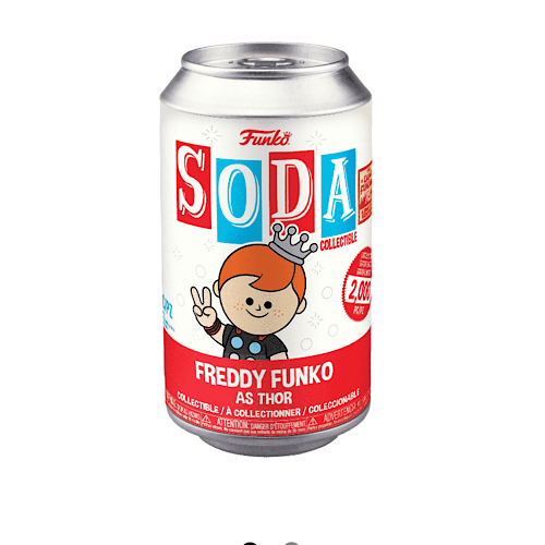 Freddy Funko As Thor, SODA, Glow, Camp Fundays Exclusive, LE2000, (Condition Sealed)