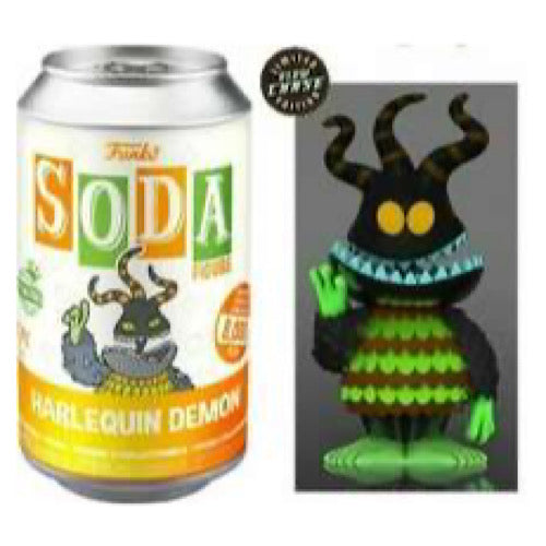 Vinyl SODA: The Nightmare Before Christmas - Harlequin Demon, Glow, Chase, LE1300, Unsealed