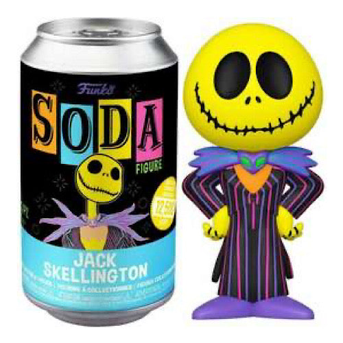 Vinyl SODA: The Nightmare Before Christmas - Jack Skellington, Blacklight, LE12500, Unsealed
