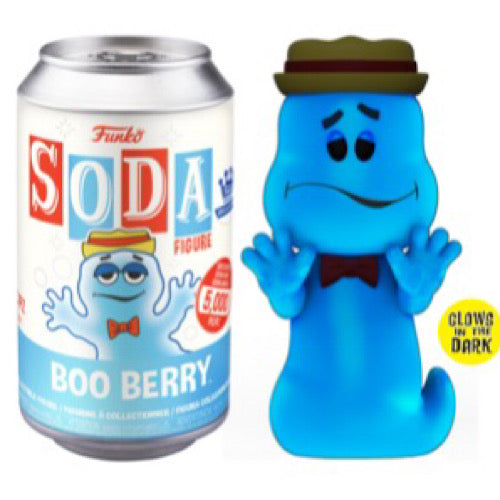 Vinyl SODA: Boo Berry, Glowing, Common, Unsealed, Funko Shop Exclusive, Unsealed