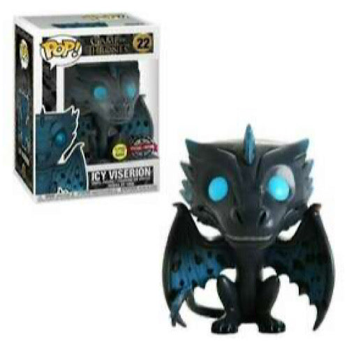Icy Viserion, Glow, Box Lunch Exclusive, #22, (Condition 6.5/10)