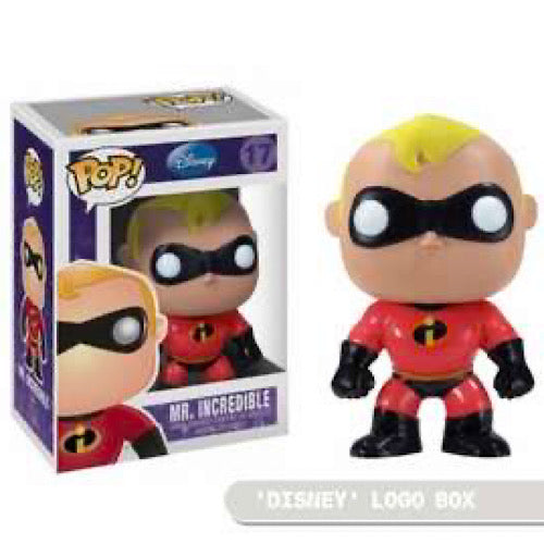 Mr. Incredible, Blue Disney Store Logo Box, #17, (Condition 5.5/10)