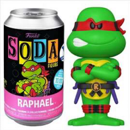 Vinyl SODA: Raphael, Funko Shop Exclusive, Blacklight, Common, Unsealed