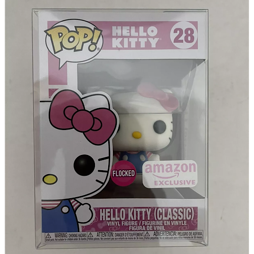 Hello Kitty, Flocked, Amazon Exclusive, #28 (Condition 7.5/10)