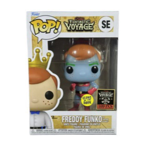 Freddy Funko As Captain Planet, Glow, 2024 Funtastic Voyage Exclusive, LE500, #SE, (Condition 8/10)