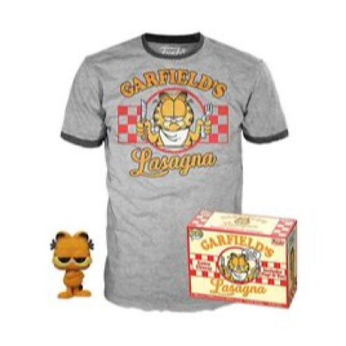 Garfield's, Lasagna,  Pop! and Tee, Size: L, (Condition: Sealed Box)