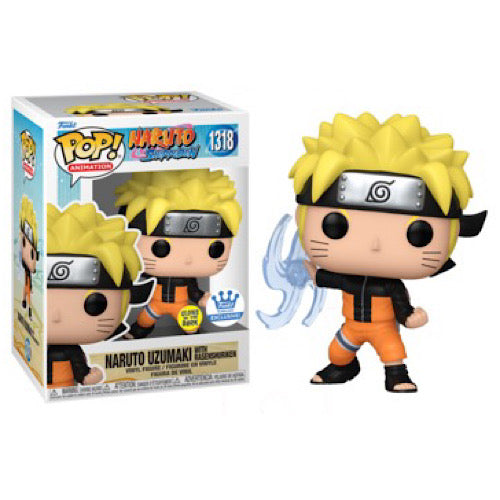 Naruto Uzumaki With Rasenshuriken, Glow, Funko Shop Exclusive, #1318, (Condition 8/10)