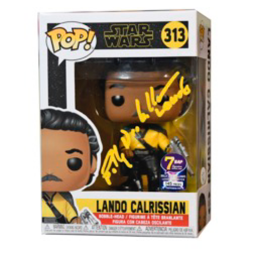 Lando Calrissian, Rise of Skywalker, Signed COA, 7 BAP Signature Series, #313, (Condition 8/10)