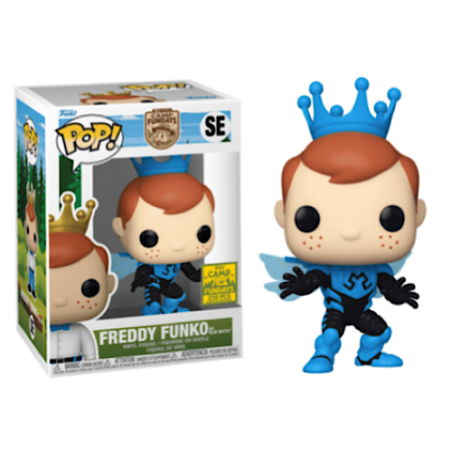 Freddy Funko As Blue Beetle, 2023 Camp Fundays, LE250, #SE, (Condition 7.5/10)