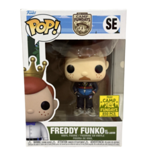 Freddy Funko As Ted Lasso, 2023 Camp Fundays, LE850, #SE, (Condition 8/10)