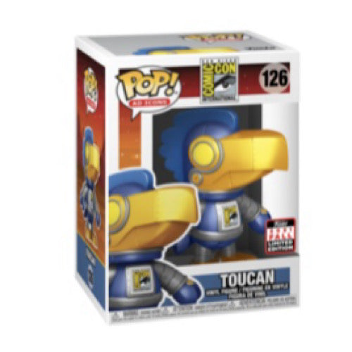 Toucan, Metallic Robot, Blue, 2021 Fall Limited Edition, #126, (Condition 8/10)