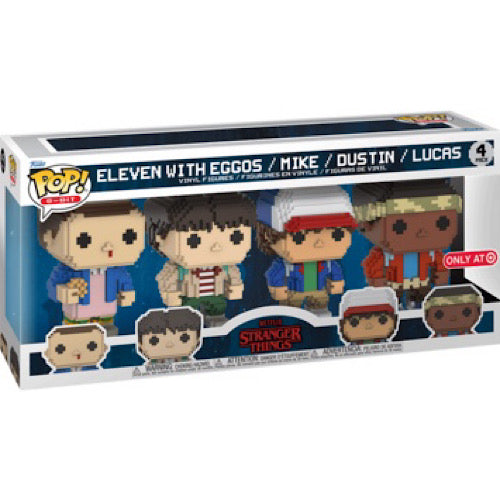Eleven With Eggos/Mike/Dustin/Lucas, 4- Pack, Target Exclusive, (Condition 7.5/10)