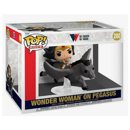 POP! Ride Super Deluxe: WW 80th- Wonder Woman on Pegasus, (Condition 7/10)
