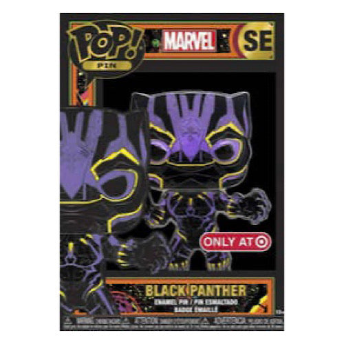 Pin Pop! Pins: Black Panther, Chase, Target Exclusive, #SE, (Condition 8/10)
