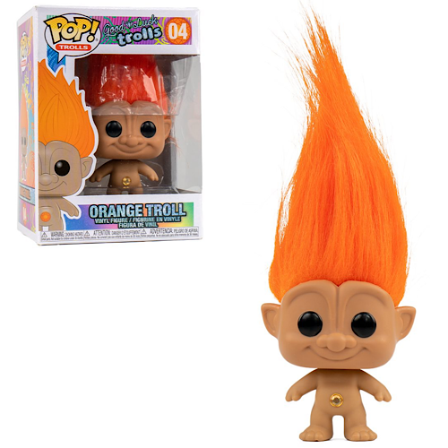 Orange Troll, #04, (Condition 7/10)