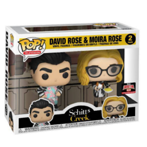 David Rose & Moira Rose, Target Con Exclusive, 2-Pack, (Condition 7/10 Smeye World David Rose & Moira Rose, Target Con Exclusive, 2-Pack, (Condition 7/10 Smeye World