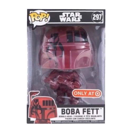 Boba Fett, Futura Red, 10-Inch, Target Exclusive, #297, (Condition 8/10)