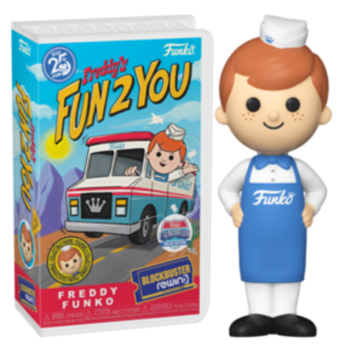 Freddy Funko, Freddy's Fun2You, Blockbuster Rewind, Fun On the Run Online Edition, ( Condition Sealed)