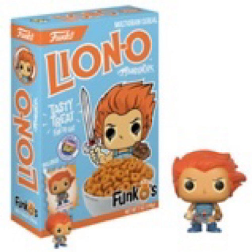 Lion-O Thundercats FunkO's Multigrain Cereal and Pocket Pop!, Funko Shop Excusive, (Condition 7.5/10)