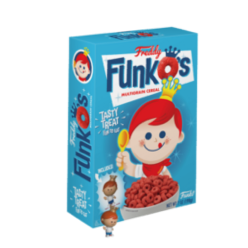 Freddy FunkO's Multigrain Cereal and Pocket Pop!, Funko Shop Retro Freddy Excusive, (Condition 7/10)