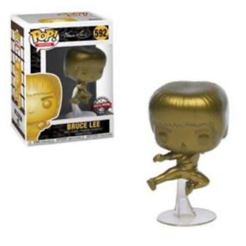 Bruce Lee, Gold, Bait Exclusive, #592, (Condition 7/10)