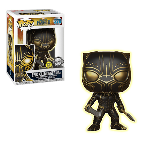 Erik Killmonger, Glow Panther, Target Exclusive, #279, (Condition 8/10)