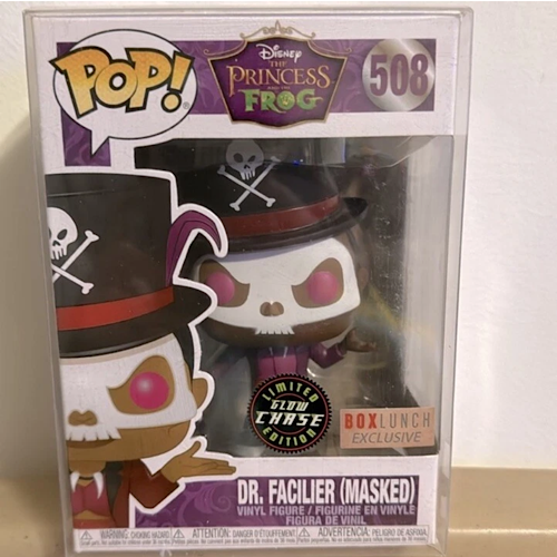 Dr. Facilier (Masked), CHASE, Glow, Box Lunch Exclusive, #508, (Condition 8/10)