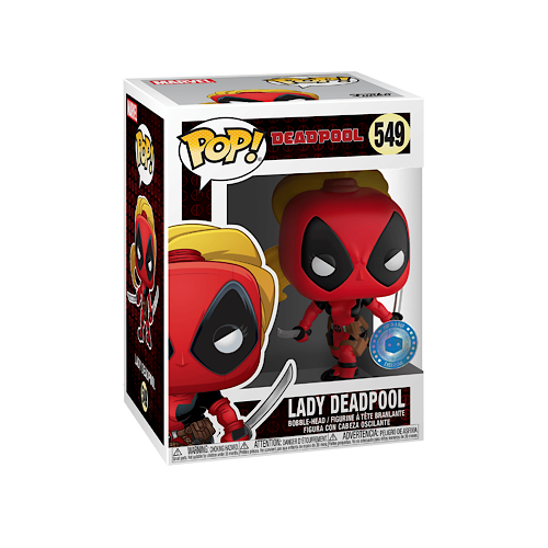 Lady Deadpool, Pop In A Box Exclusive, #549, (Condition 8/10)