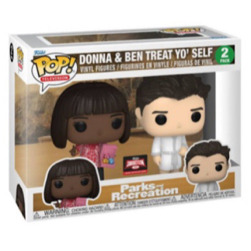 Donna & Ben Treat Yo' Self, 2-Pack, 2022 Target Con Exclusive, (Condition 8/10)