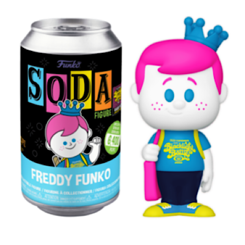 Freddy Funko As Blue Fright Night Shirt, SODA, Blacklight, Fright Night Exclusive, LE5000, Sealed
