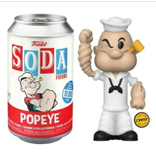 Vinyl SODA: Popeye, With Twisted Arm, Chase, Unsealed, (Condition 8/10)