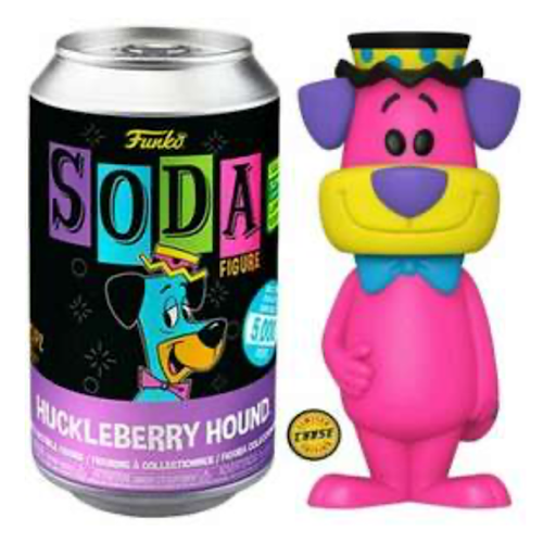 Vinyl SODA: Huckleberry Hound, Blacklight, Chase, 2022 Summer Convention, Unsealed, (Condition 7.5/10)